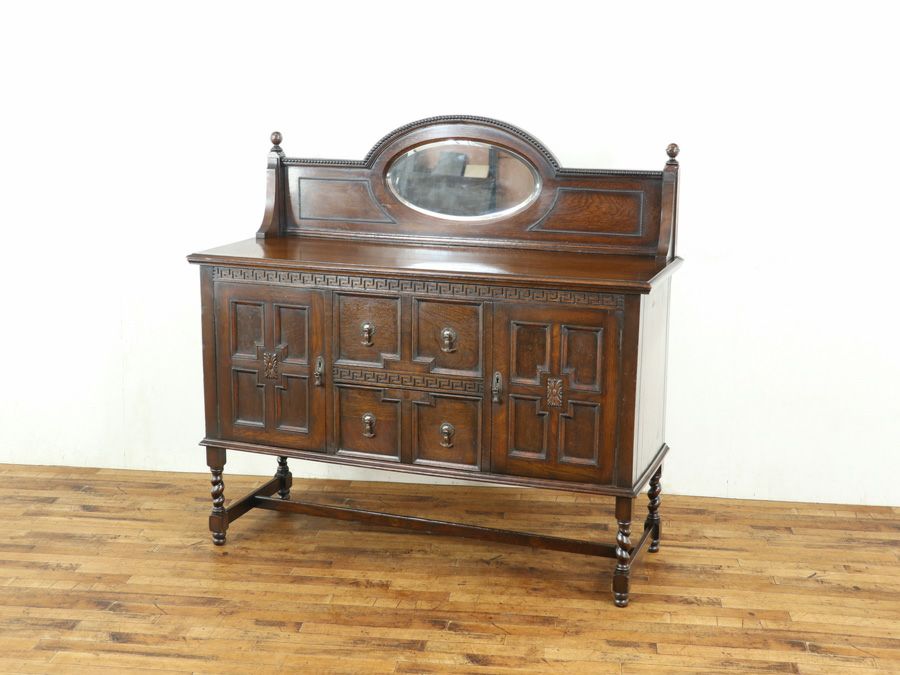 アンティーク ミラーバックサイドボード 59469