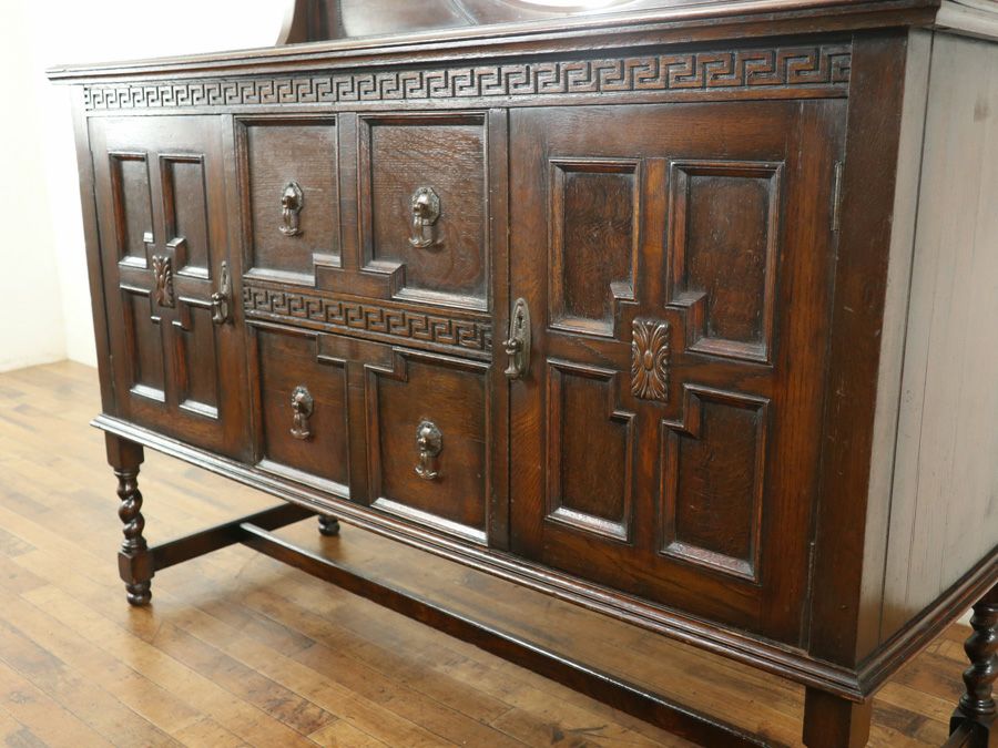 アンティーク ミラーバックサイドボード 59469