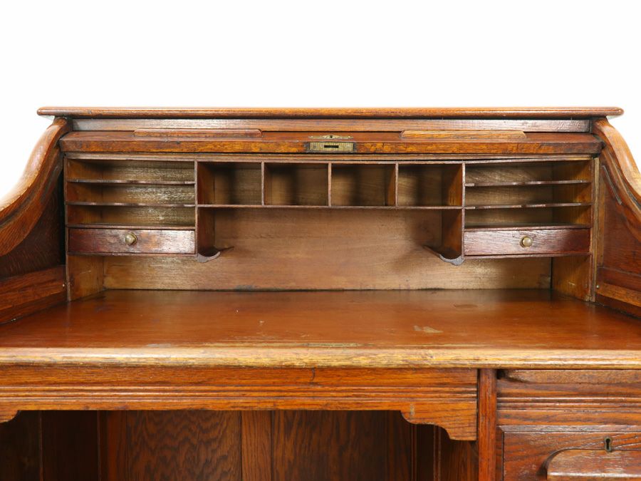 アンティーク家具 ロールトップデスク 59314