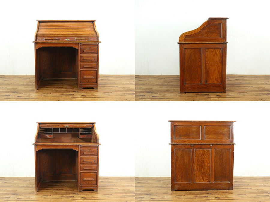 アンティーク家具 ロールトップデスク 59314