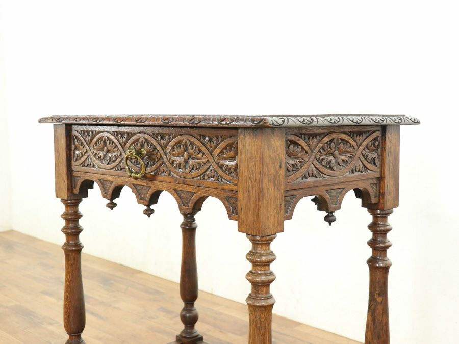 アンティーク家具 サイドテーブル 59481