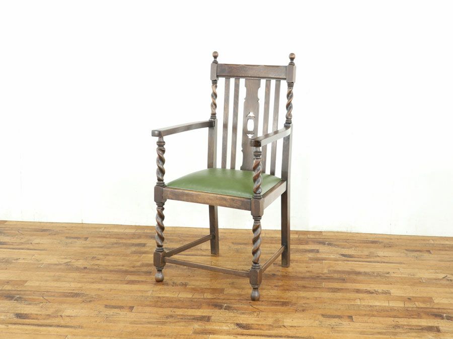 アンティーク家具張替済アームチェア 59464b