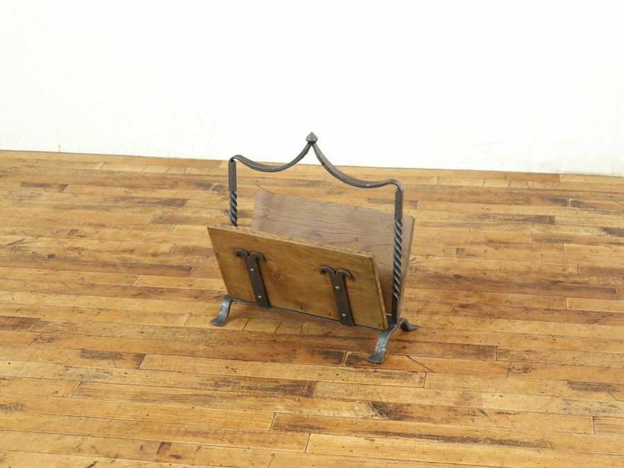 オランダアンティーク家具マガジンラック 65132