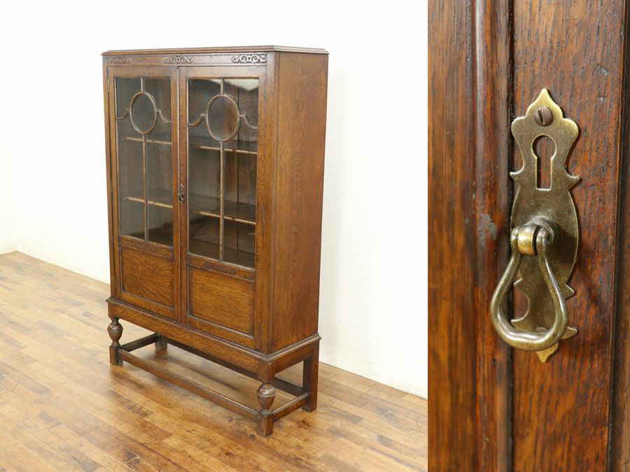 イギリスアンティーク家具ブックケース 59496