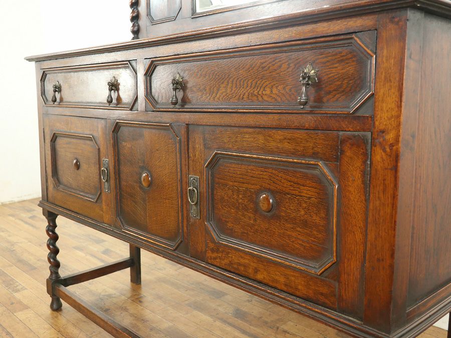 イギリスアンティーク家具ミラーサイド 59444