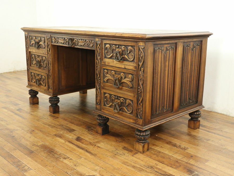 フランスアンティーク家具デスク 65067