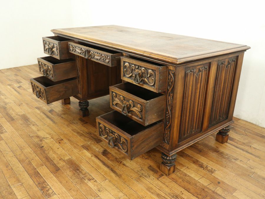 フランスアンティーク家具デスク 65067