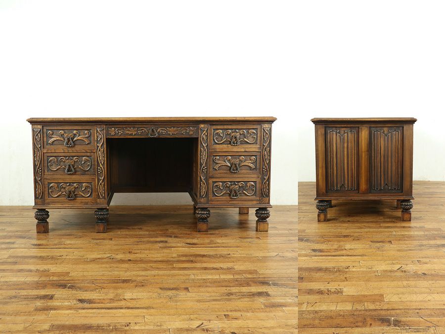 フランスアンティーク家具デスク 65067