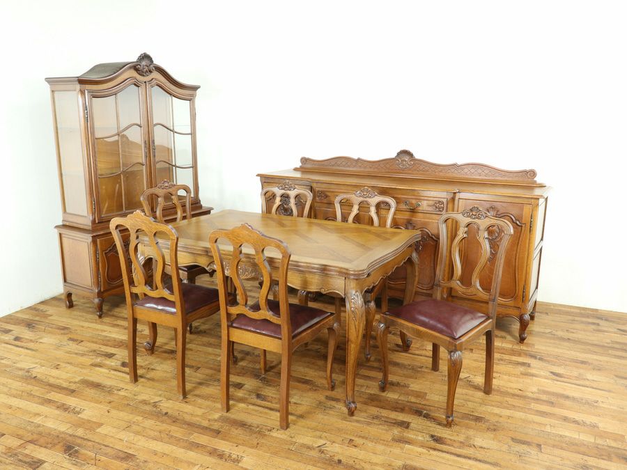 フランスアンティーク家具ダイニング9P 65024