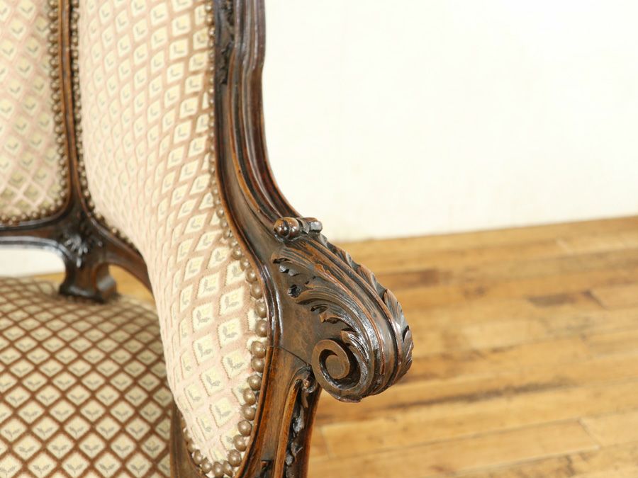 フランスアンティーク家具ソファ 65189