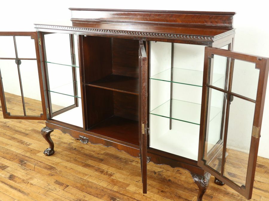 アンティーククロス張替済ショーケース 59361