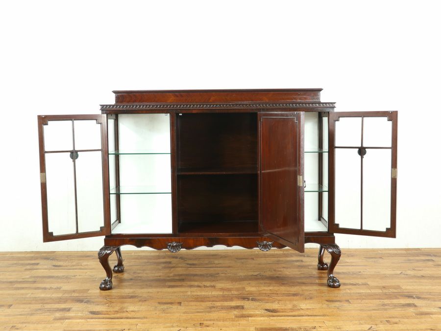 アンティーククロス張替済ショーケース 59361