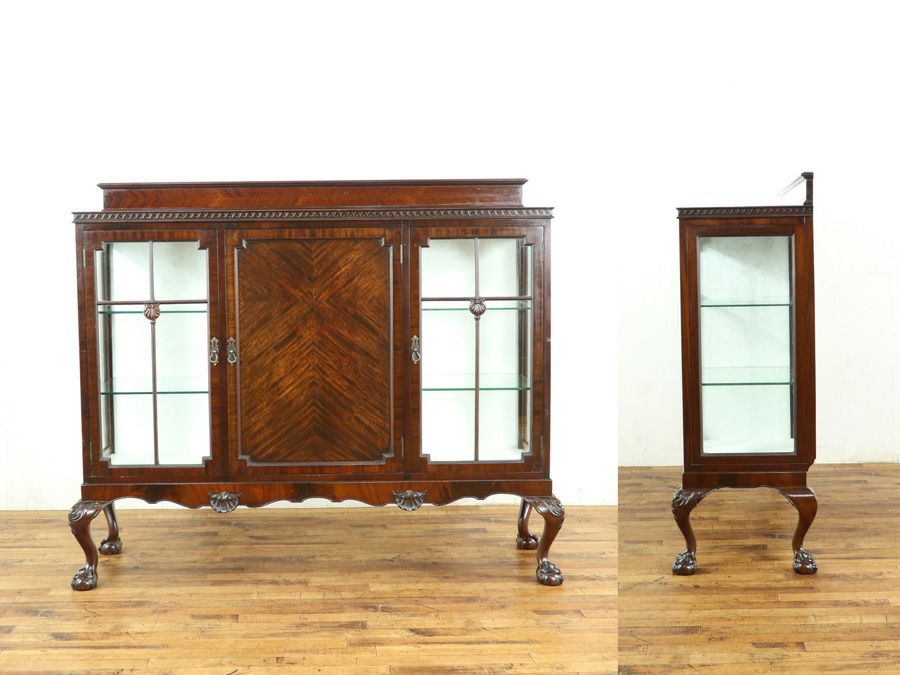 アンティーククロス張替済ショーケース 59361