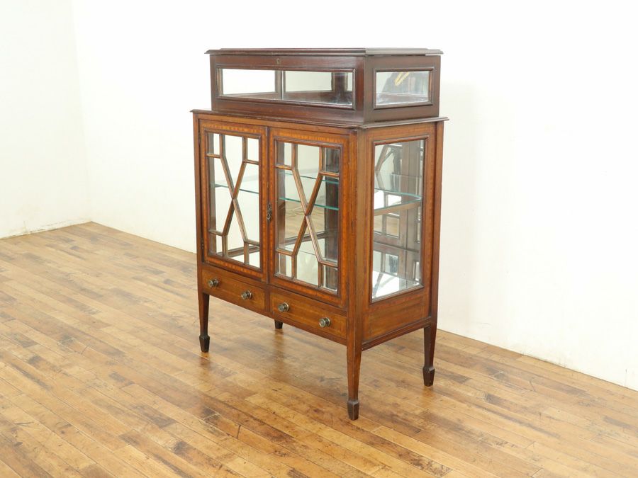イギリスアンティーク家具ショーケース 59257