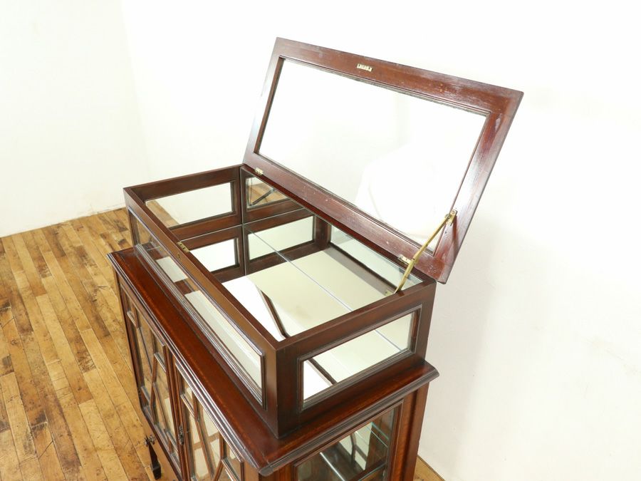 イギリスアンティーク家具ショーケース 59257