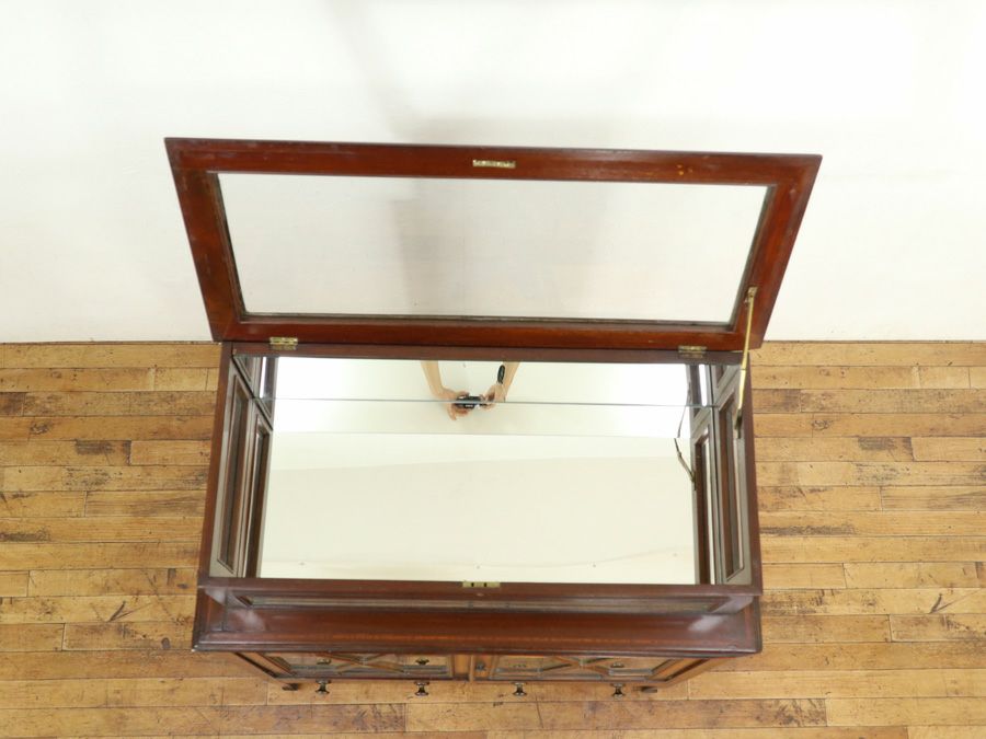 イギリスアンティーク家具ショーケース 59257