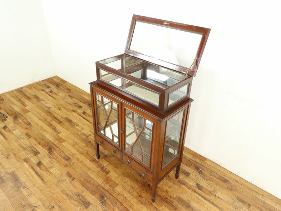 イギリスアンティーク家具ショーケース 59257