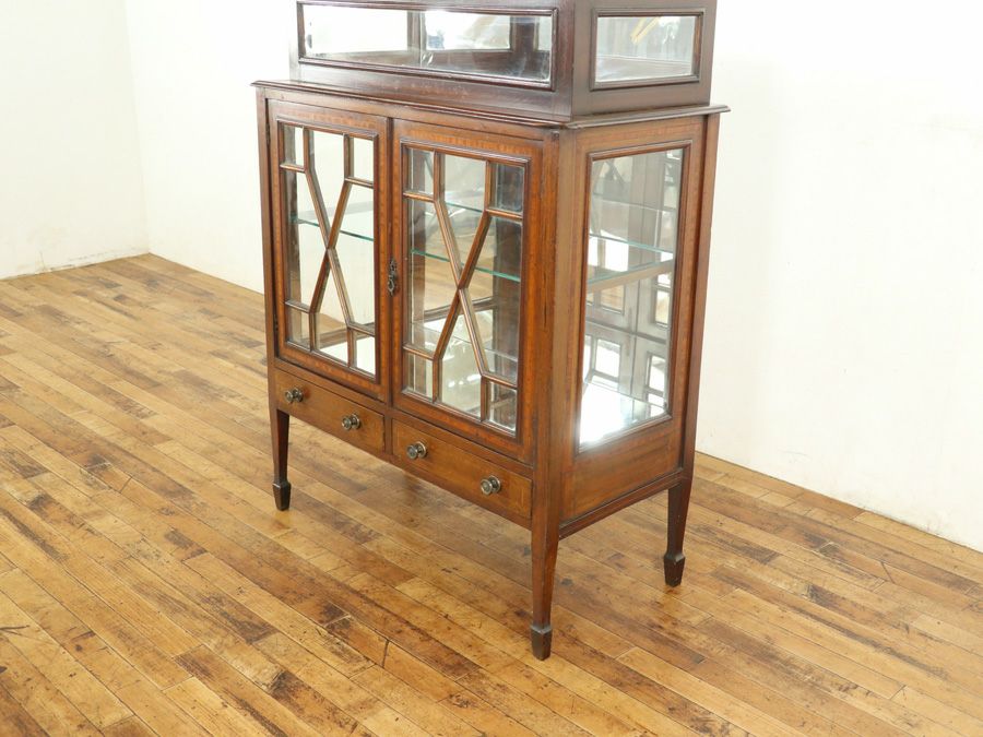 イギリスアンティーク家具ショーケース 59257