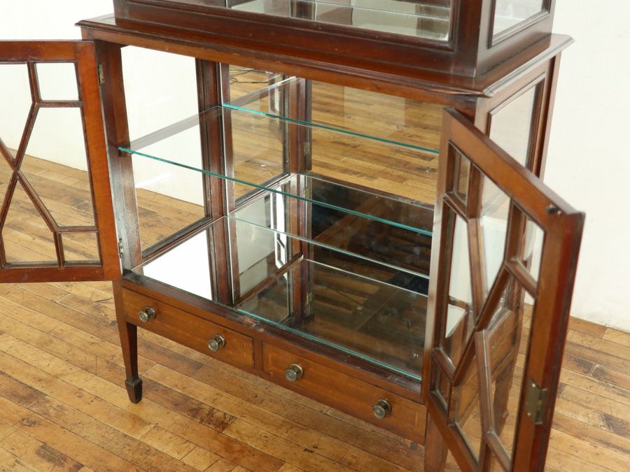 イギリスアンティーク家具ショーケース 59257