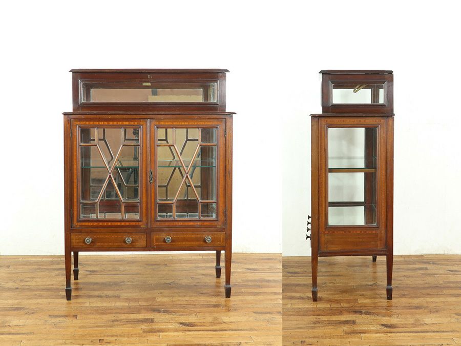 イギリスアンティーク家具ショーケース 59257