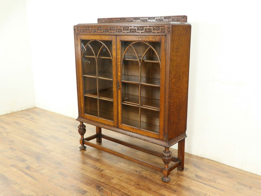 イギリスアンティーク家具ブックケース 59237