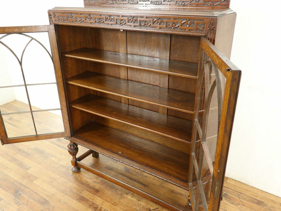 イギリスアンティーク家具ブックケース 59237