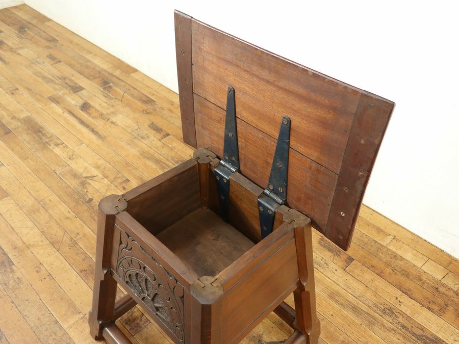 アンティーク家具スモールコファー 59390