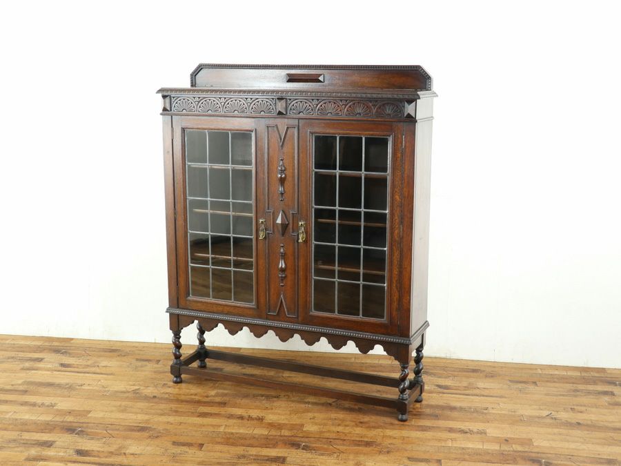 イギリスアンティーク家具ブックケース 59362