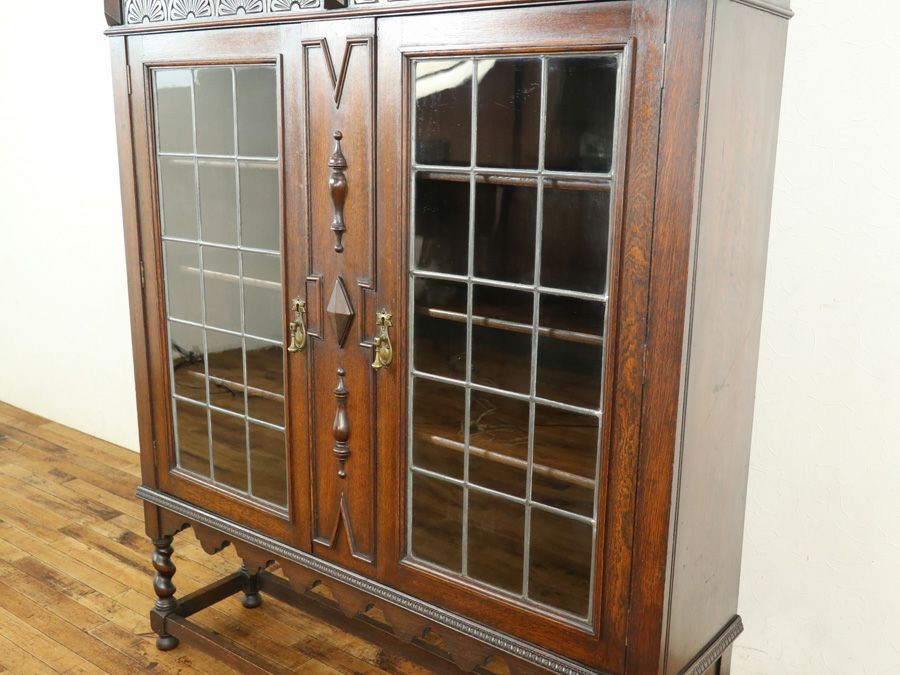 イギリスアンティーク家具ブックケース 59362