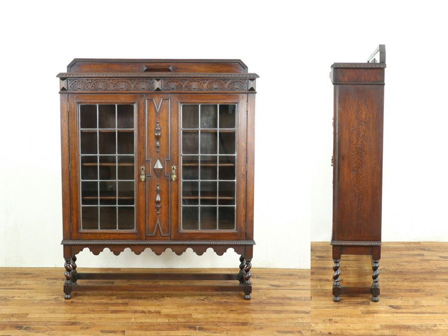 イギリスアンティーク家具ブックケース 59362