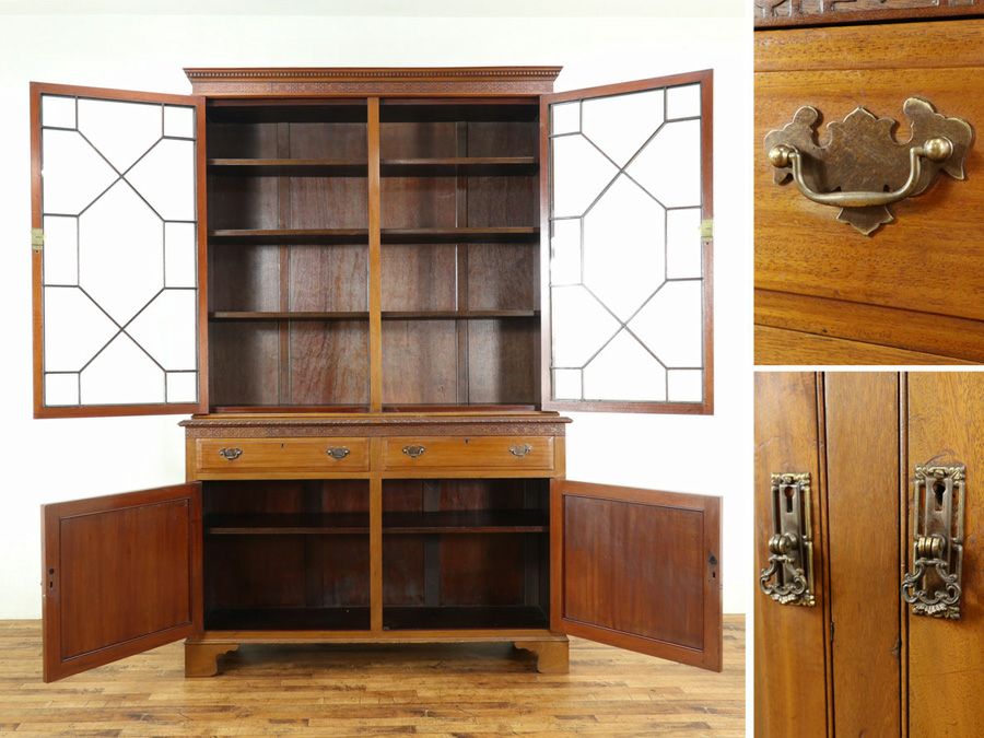 アンティーク家具キャビネット 59274