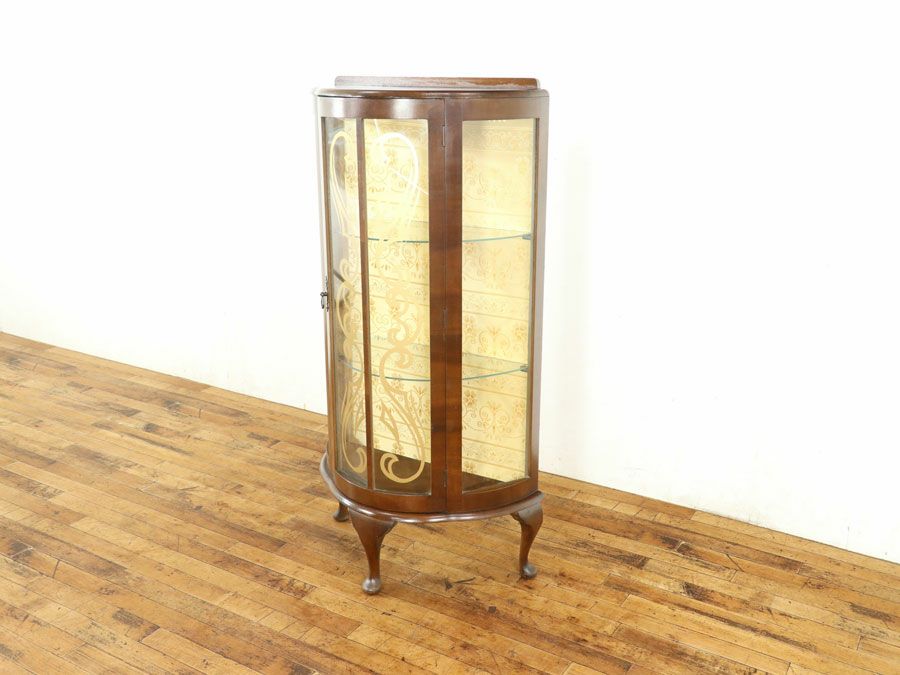 アンティーク家具張替済ショーケース 59419