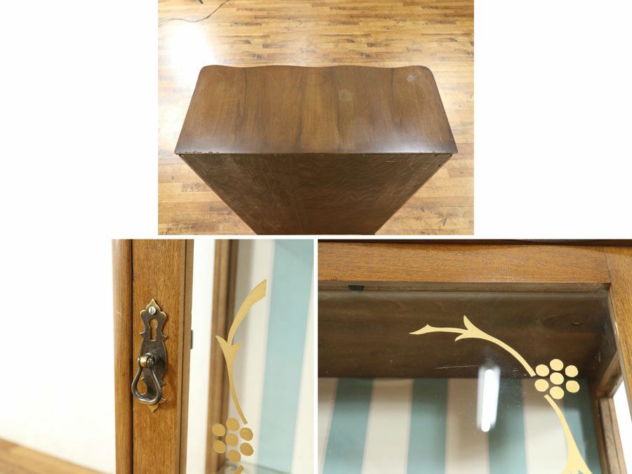 アンティーク家具張替済ショーケース 59420