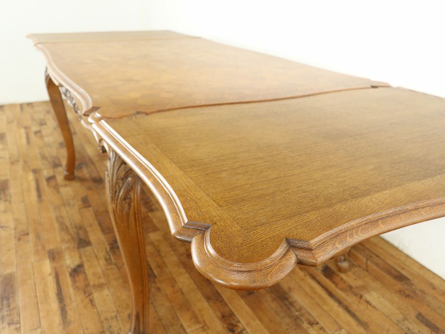 アンティークテーブルチェア6セット 65120b