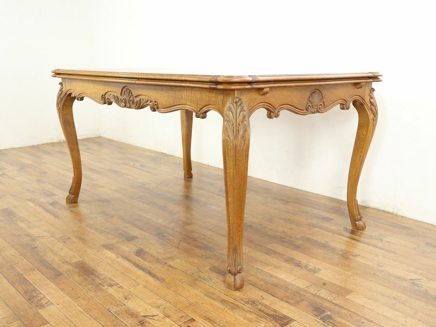 アンティークテーブルチェア6セット 65120b