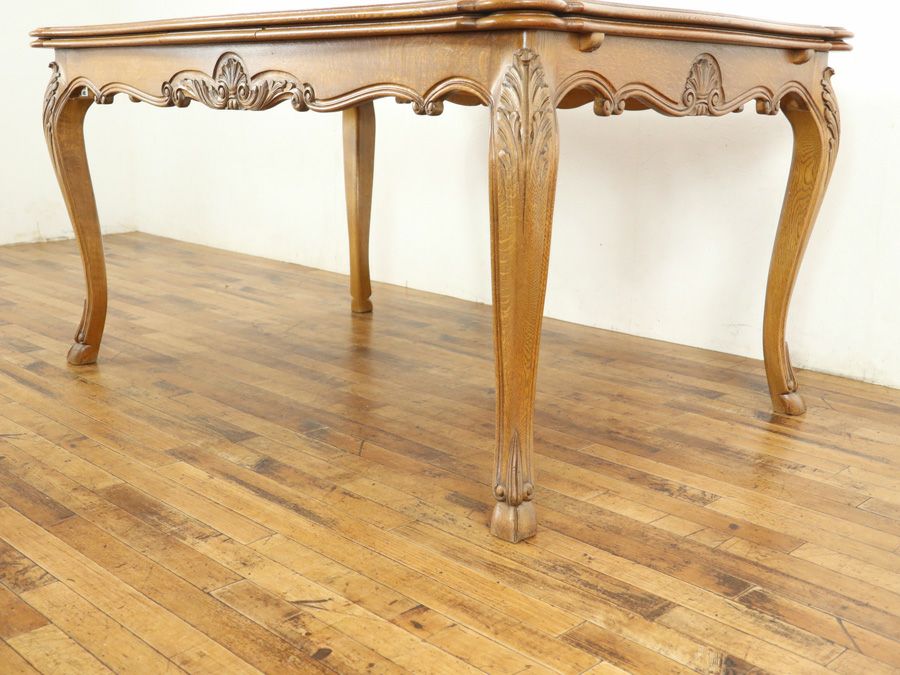 アンティークテーブルチェア6セット 65120b