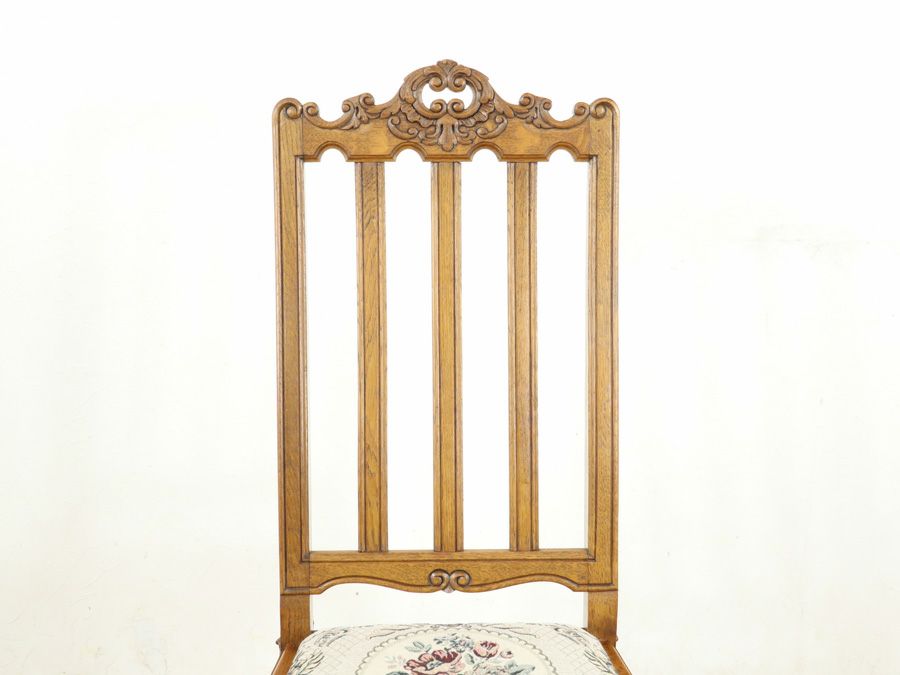 アンティークテーブルチェア6セット 65120b