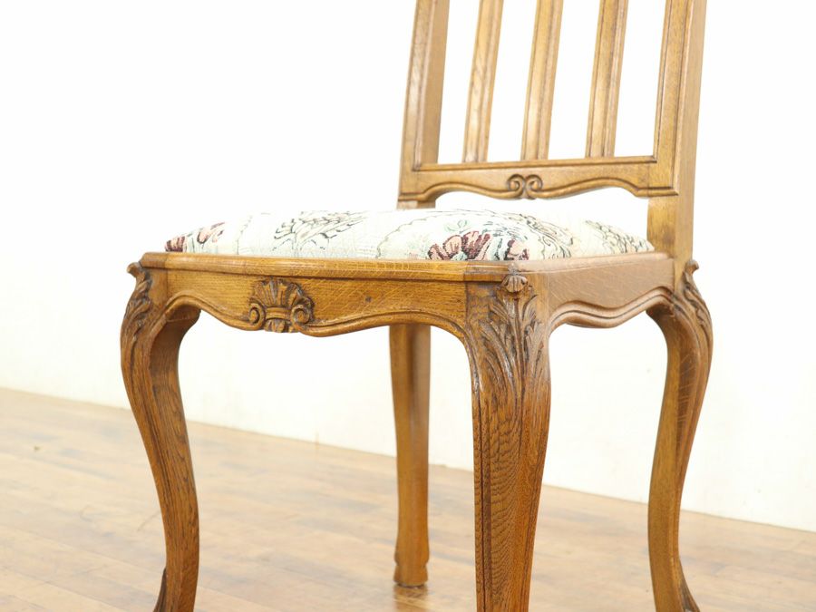 アンティークテーブルチェア6セット 65120b