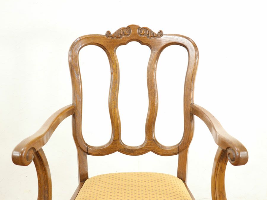 アンティーク家具張替済アームチェア 65125