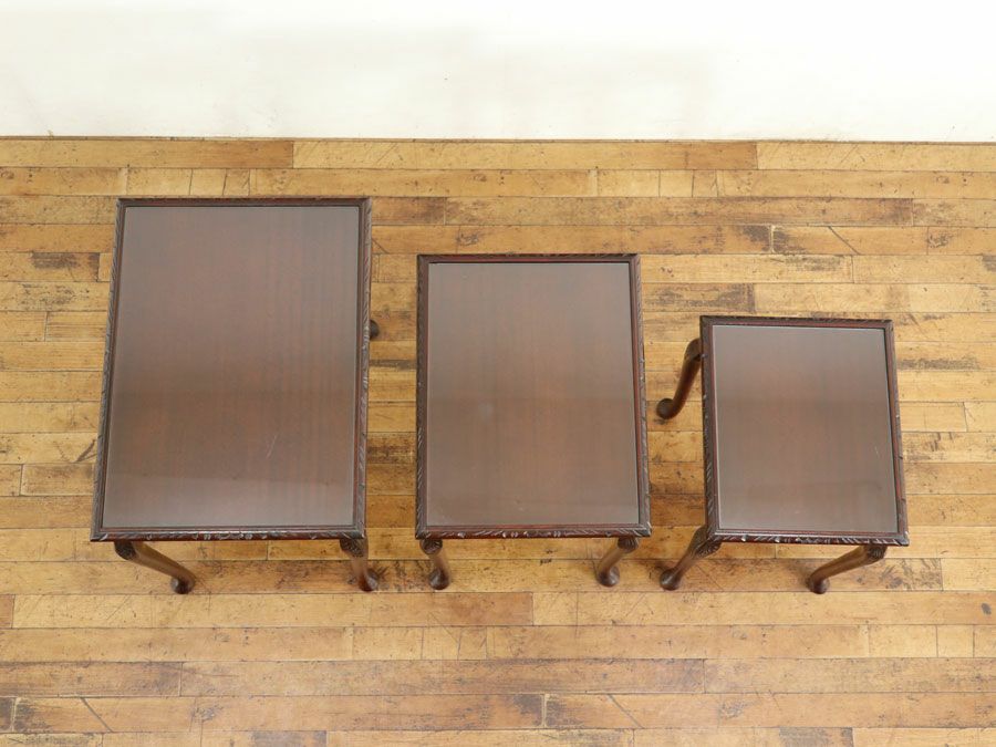 アンティーク家具ネストテーブル 59488