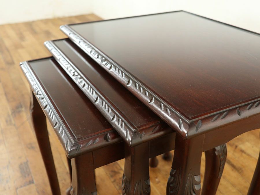 アンティーク家具ネストテーブル 59488