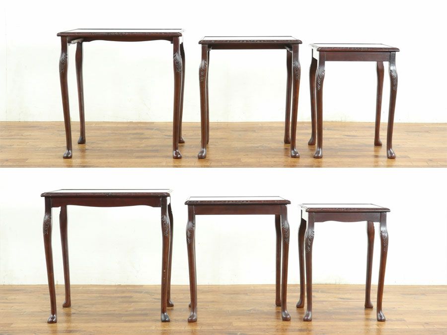 アンティーク家具ネストテーブル 59488