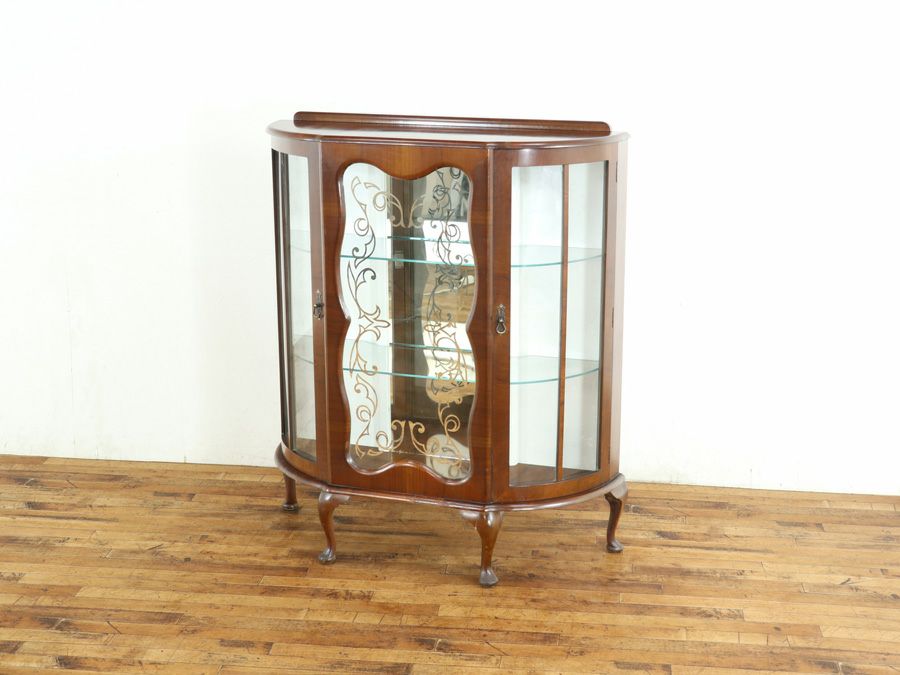 アンティーク家具張替済ショーケース 59461