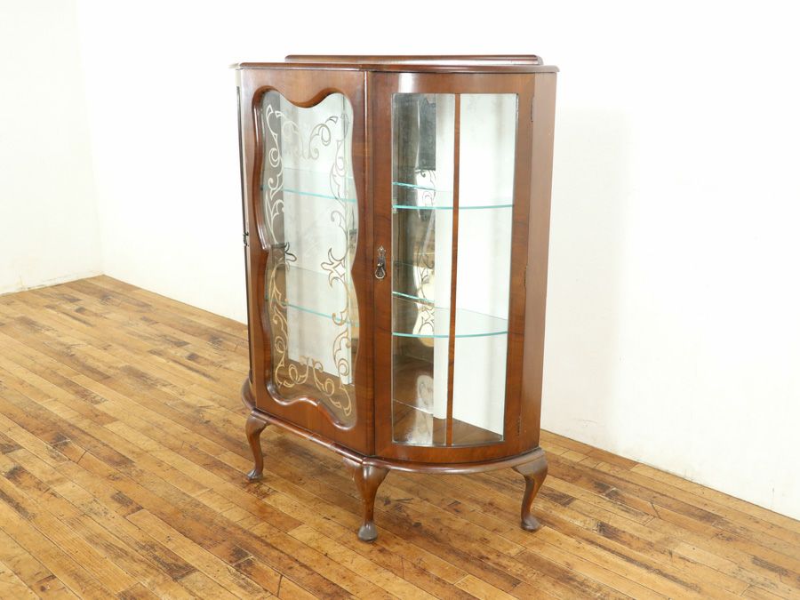 アンティーク家具張替済ショーケース 59461