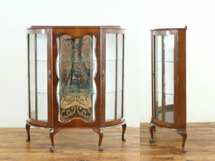 アンティーク家具張替済ショーケース 59461