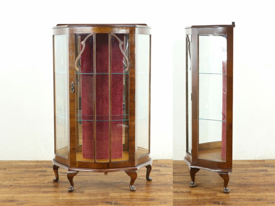 アンティーク家具張替済ショーケース 59472