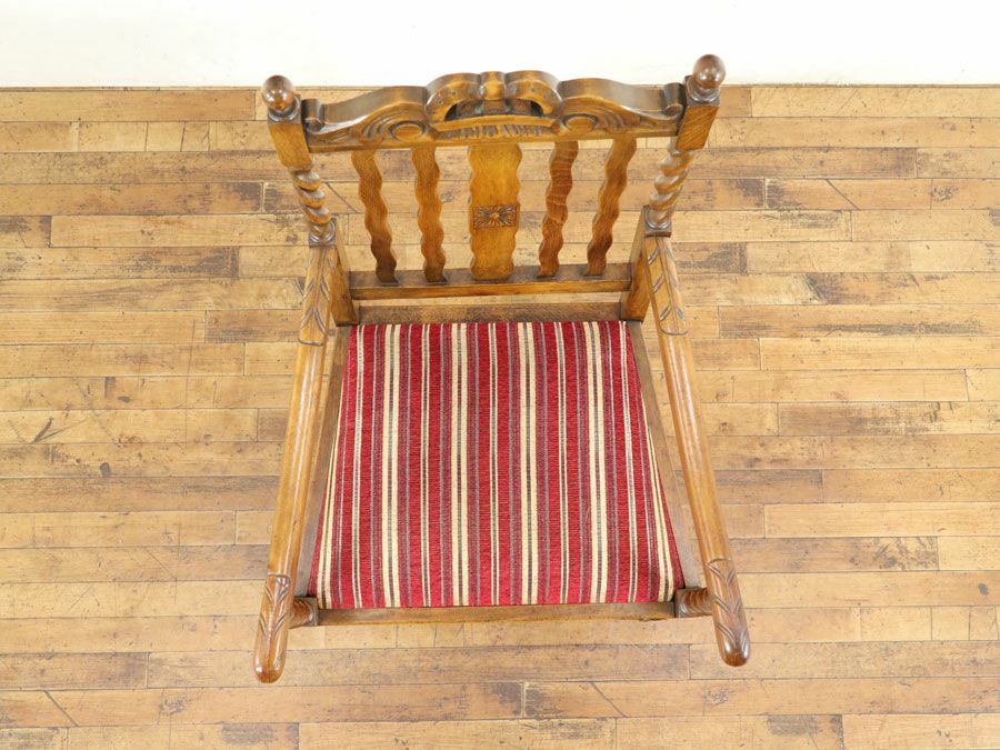 アンティーク家具張替済アームチェア 59434a