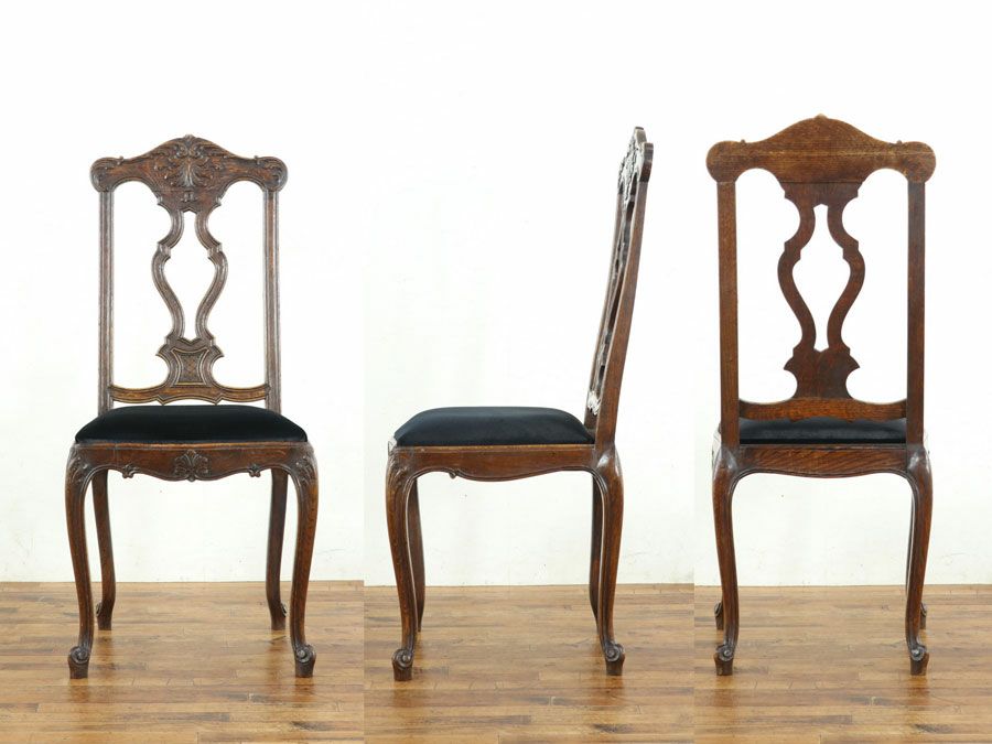 アンティーク家具張替済チェア 65116