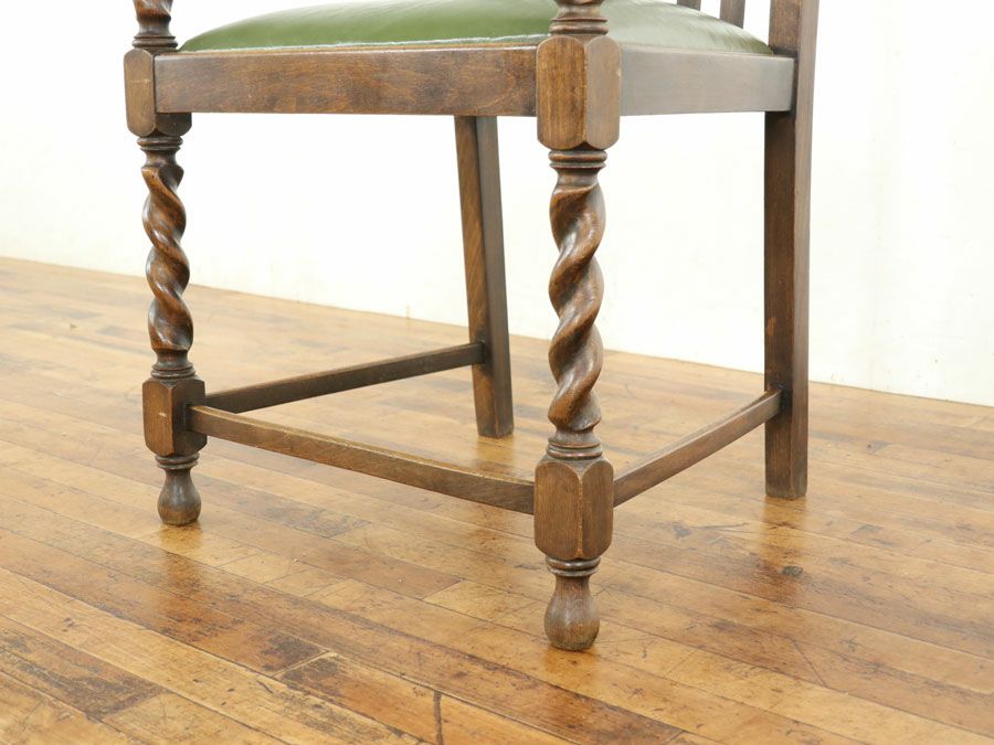 アンティーク家具張替済アームチェア 59464a