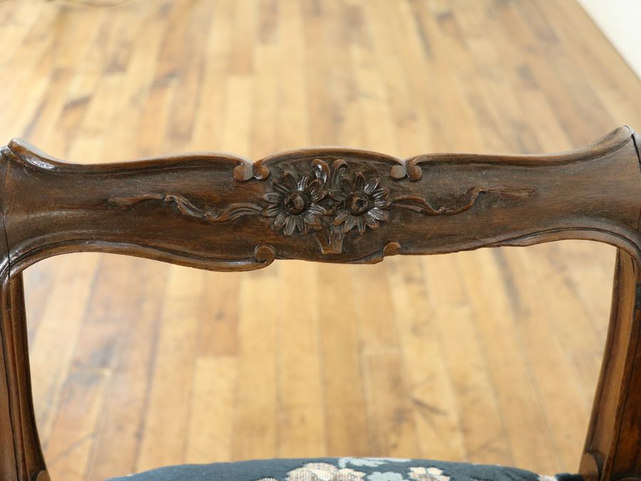 アンティーク張替済 ルイ15世スツール 65143